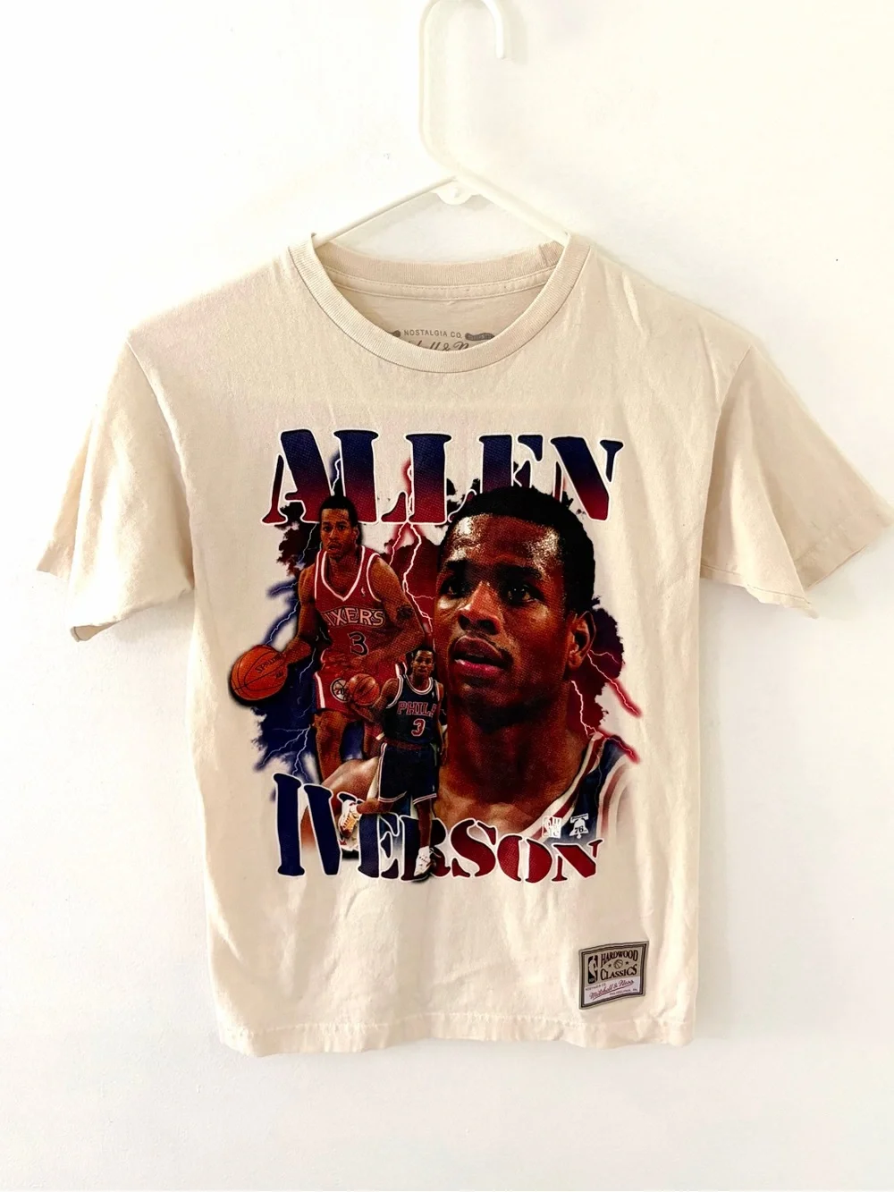 Vintage Mitchell & Ness Allen Iverson Graphic Tee, Size: Small - Picture 1 of 5